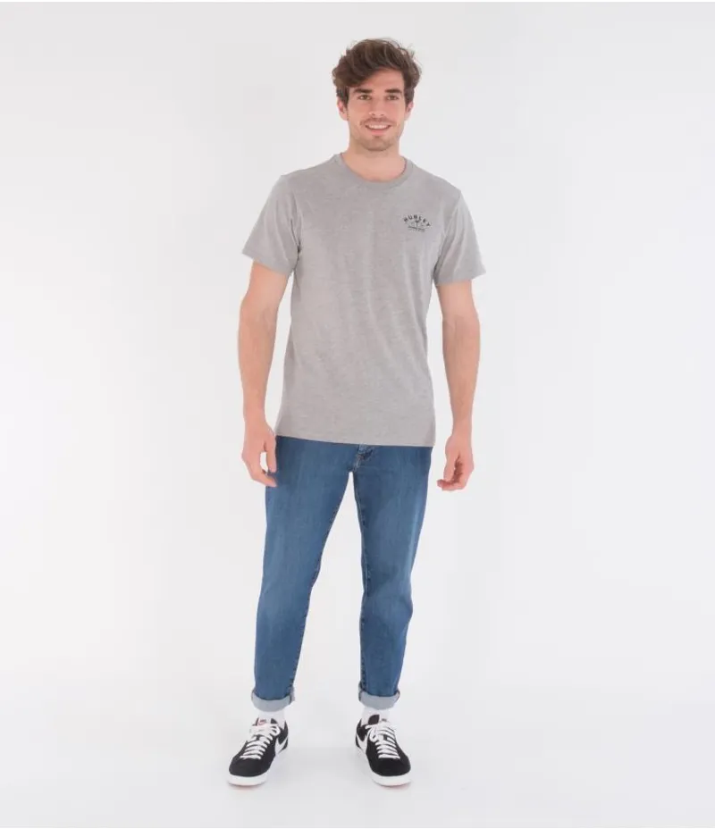 Hurley Quality Goods Tee in Dark Heather Grey-2