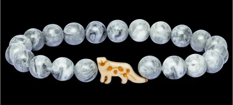 Fahlo Alpine Snow Leopard Bracelet