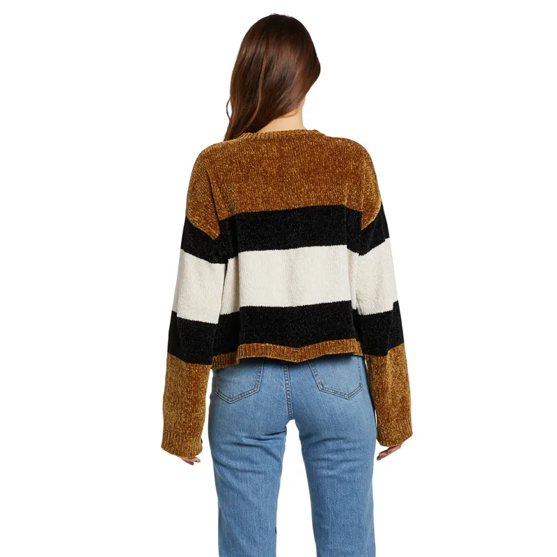 Volcom Bubble Tea Sweater Vintage Gold-2