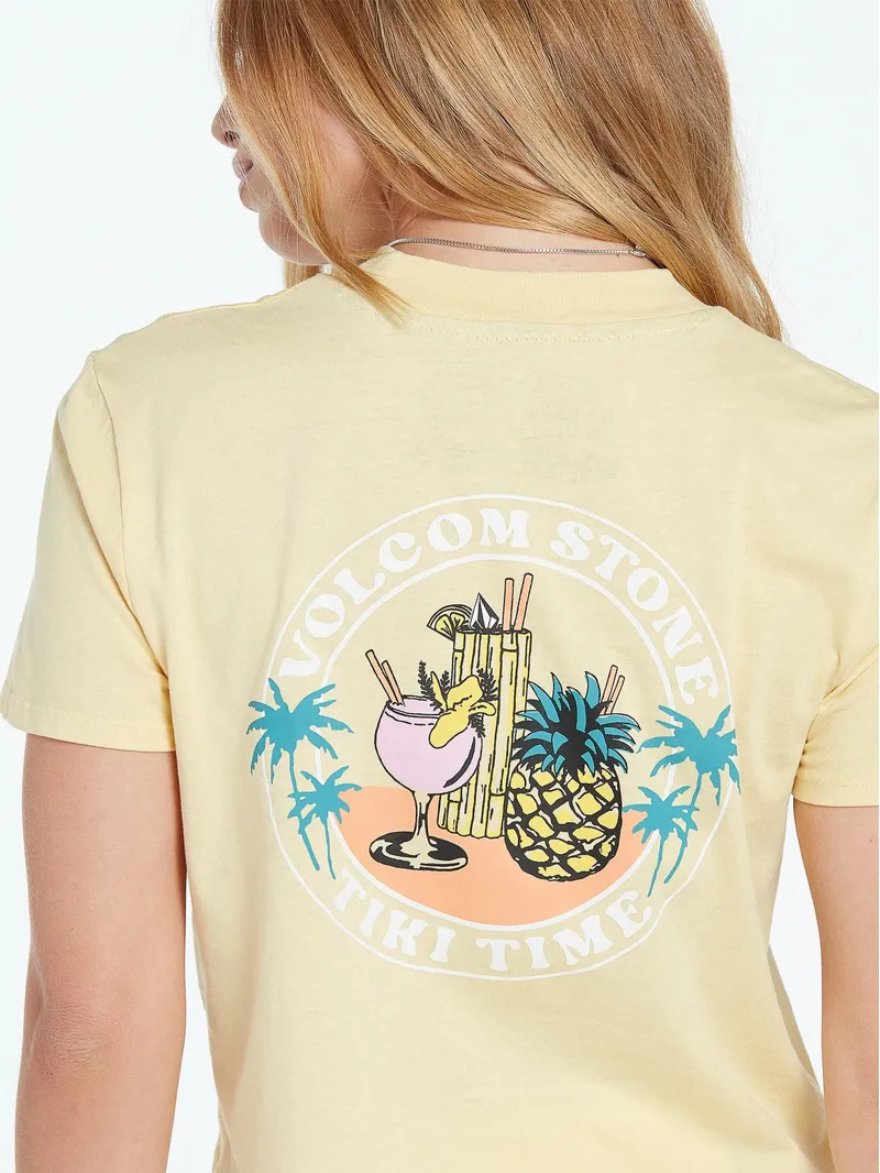 Volcom Pocket Dial Tee in Wheat-3