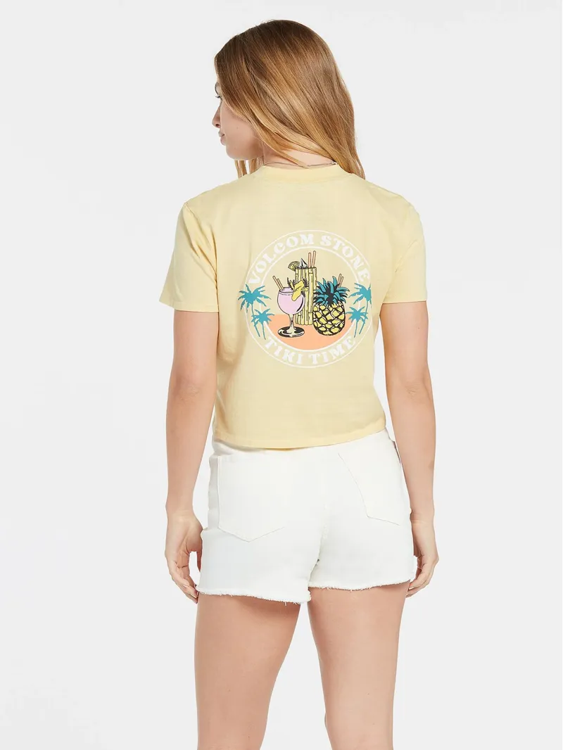 Volcom Pocket Dial Tee in Wheat-2