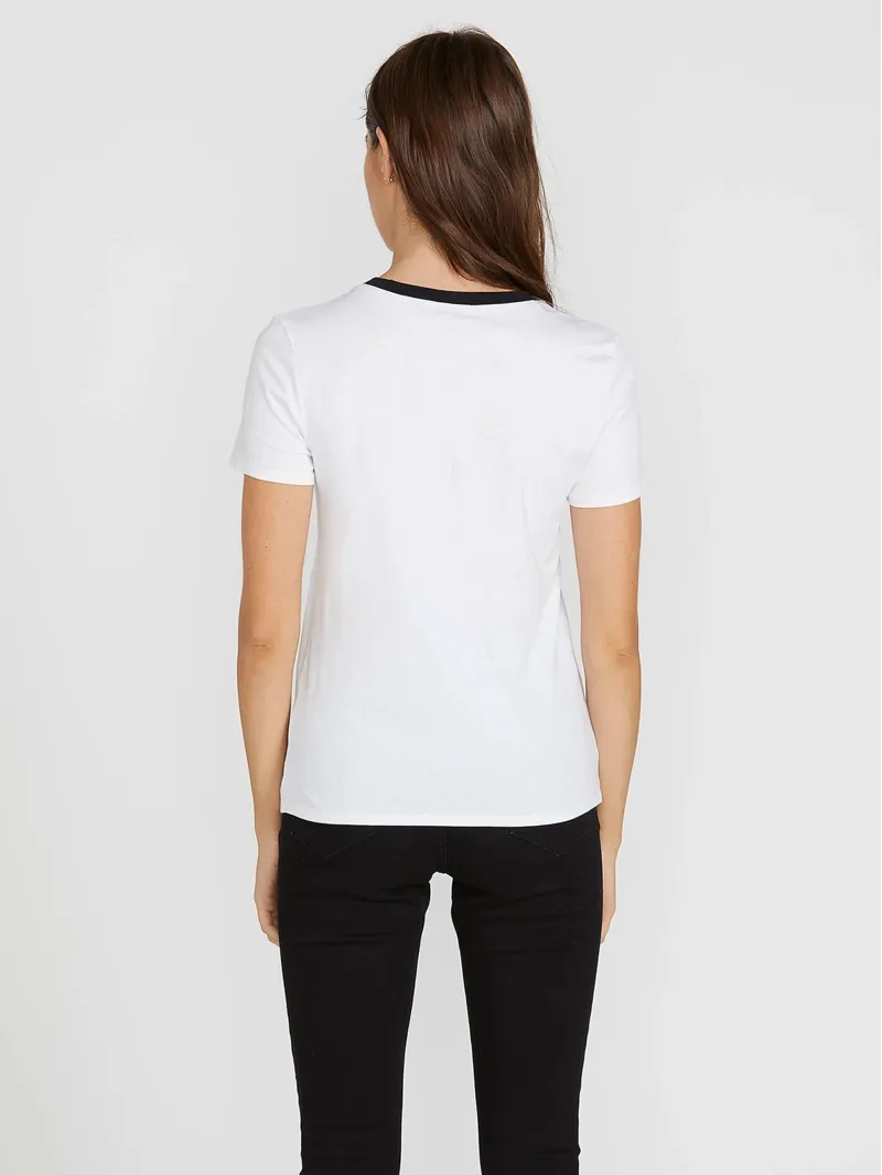 Volcom Stoked On Stone Short Sleeve T-Shirt White 2020-1