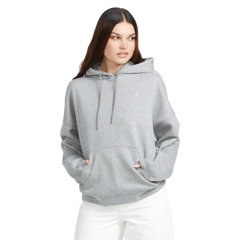Volcom Stone Heart II Hoodie - Womens Grey Hooded Fleece