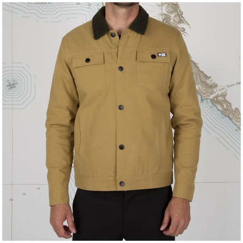 Salty Crew Bait Barge Jacket - Workwear Brown-3