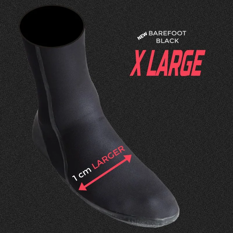 Original 5mm Basic Wetty Wetsuit Boots in Black Large