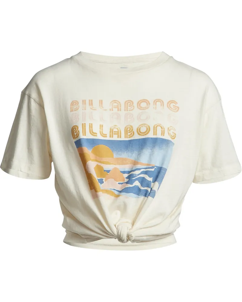 Billabong Coast Line Tee Short Sleeved in Salty Crystal-3