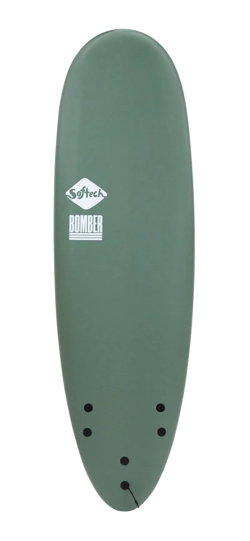 Softech Bomber FCS II 6ft 10inch Softboard Smoke Green/White-2