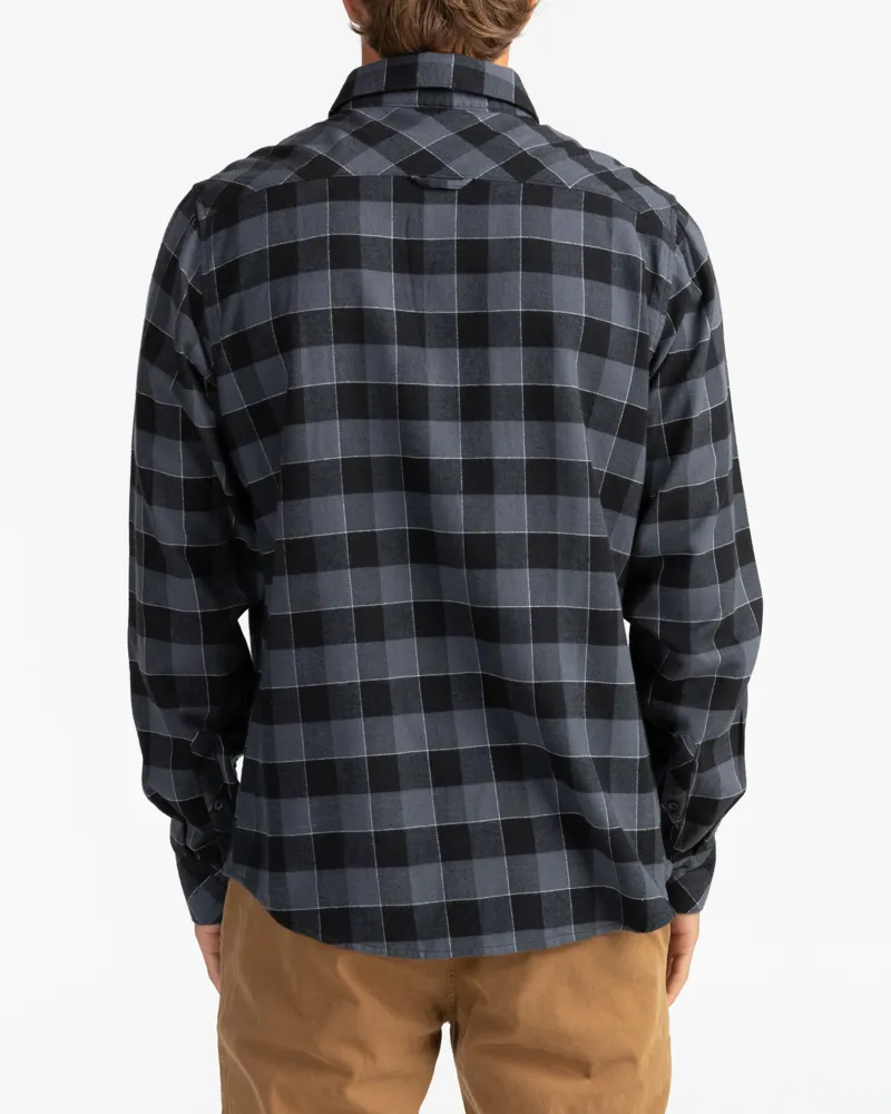 Billabong All Day Flannel Ls Shirt Black-3