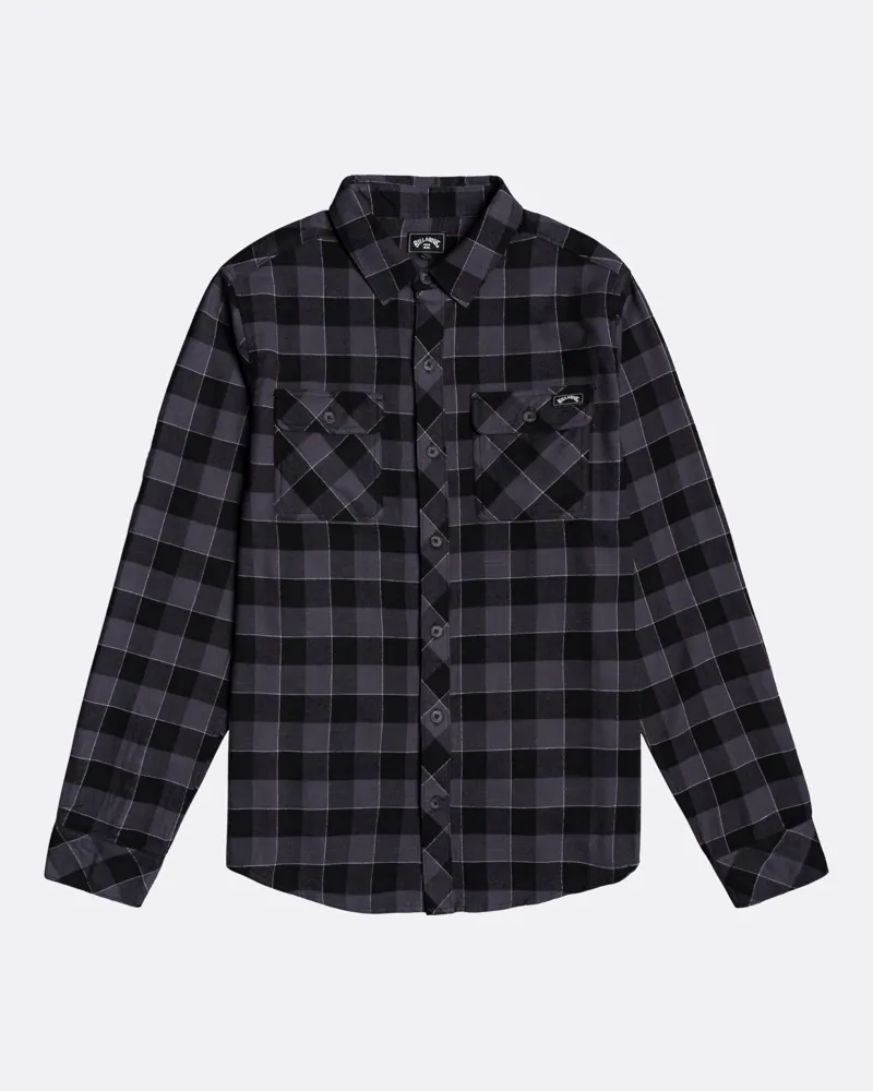 Billabong All Day Flannel Ls Shirt Black