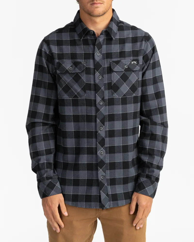 Billabong All Day Flannel Ls Shirt Black-2