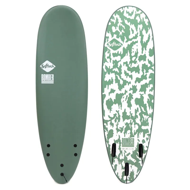 Softech Bomber FCS II 6ft 4inch Softboard Smoke Green/White
