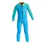 C-Skins C-KID Baby Steamer Wetsuit Cyan / Green / Aurora / Yellow
