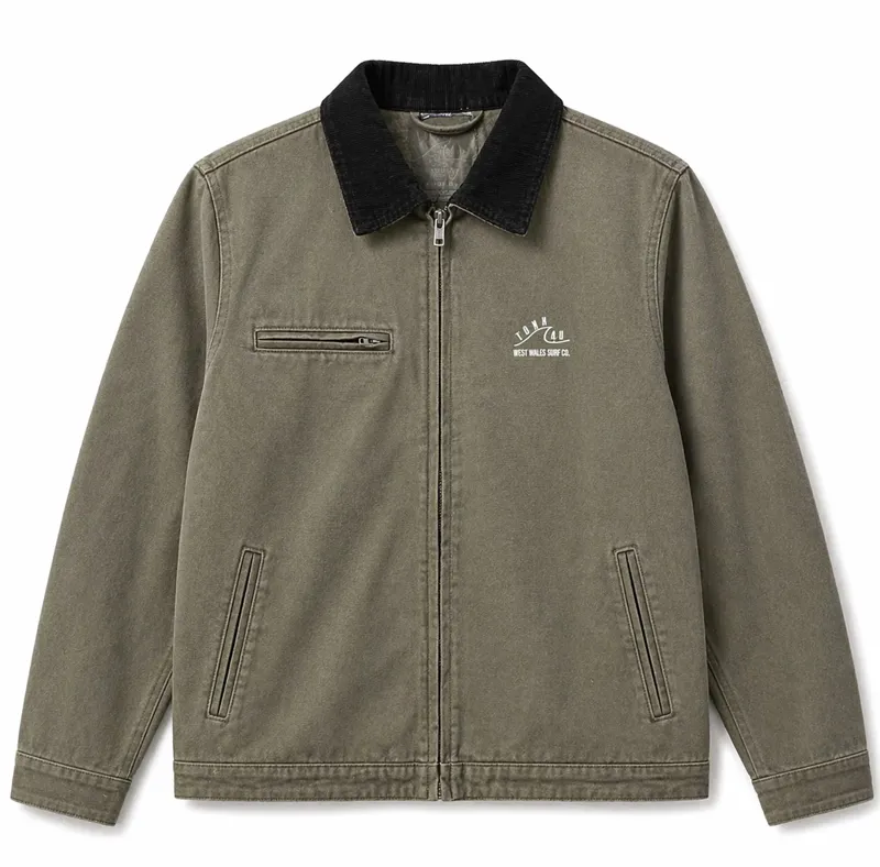 Tonnau Canvas Cord Jacket - Army Green