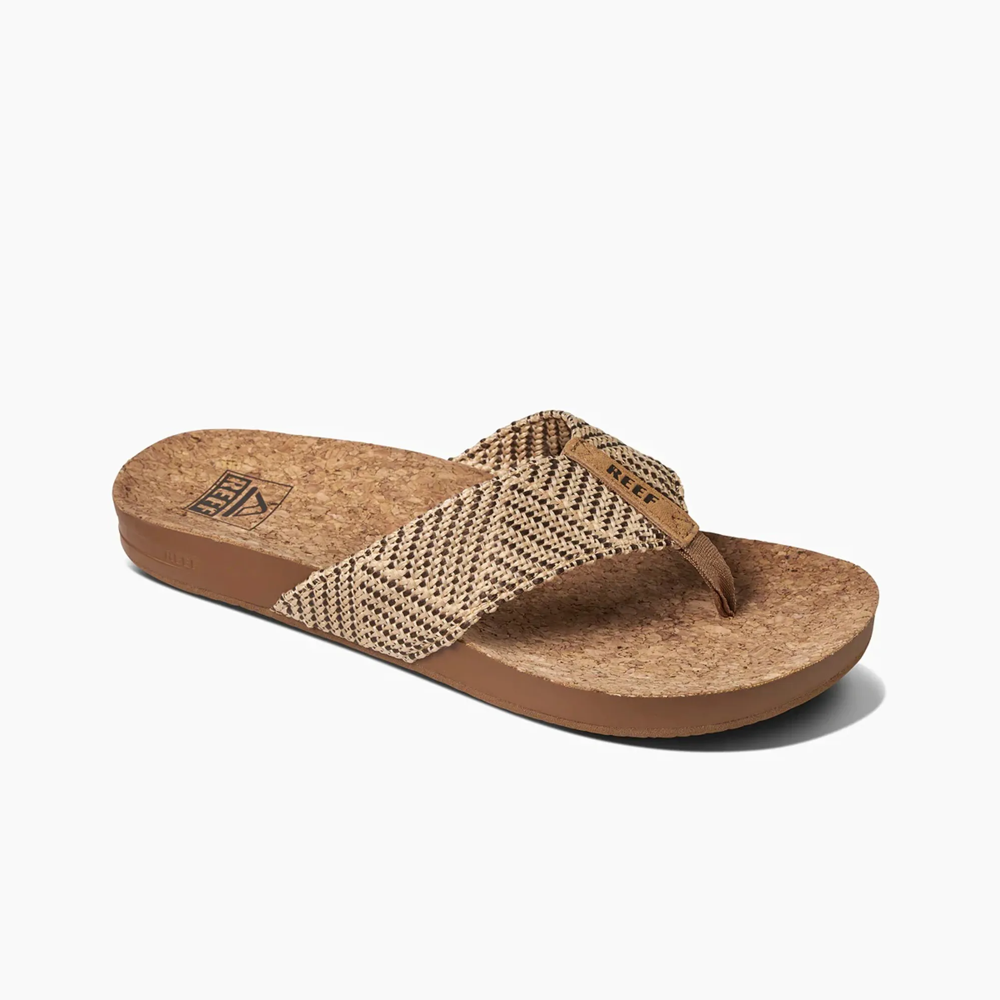 Brown reef flip flops womens shop