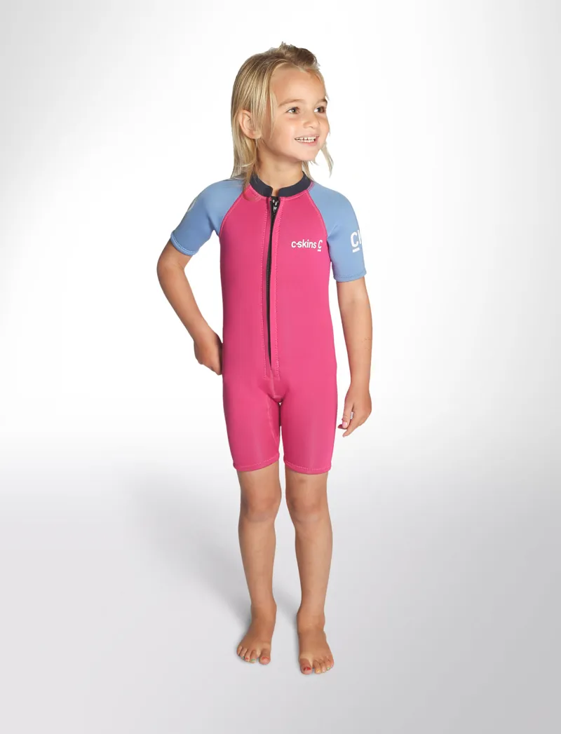 C-Skins C-KID Baby Shorti Coral / Lilac / Bright Coral