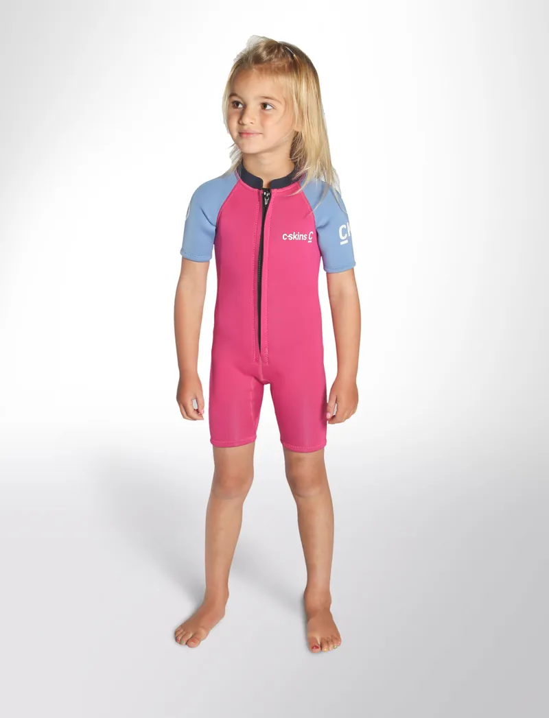 C-Skins C-KID Baby Shorti Coral / Lilac / Bright Coral-2