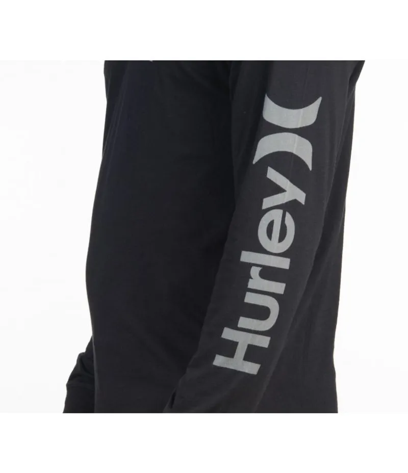 Hurley One And Only Icon Long Sleeve T-Shirt Black 2020-4