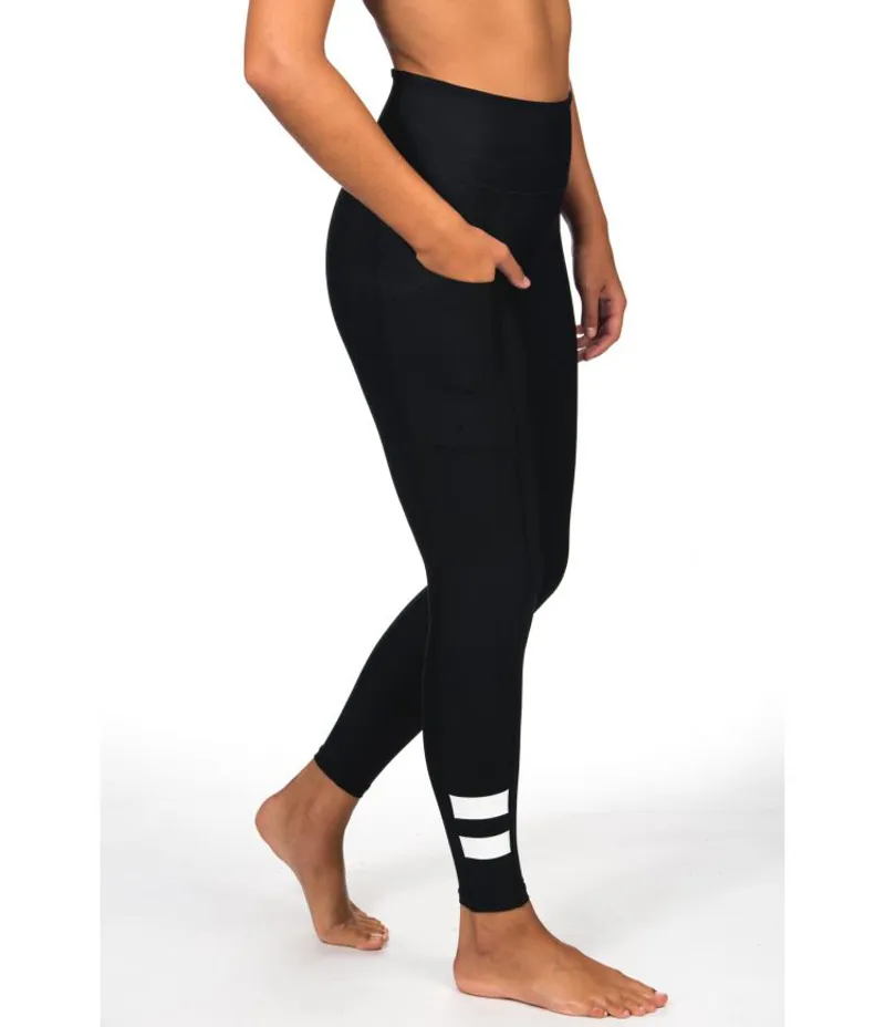 Hurley Block Party Hybrid Legging Black 2020-3