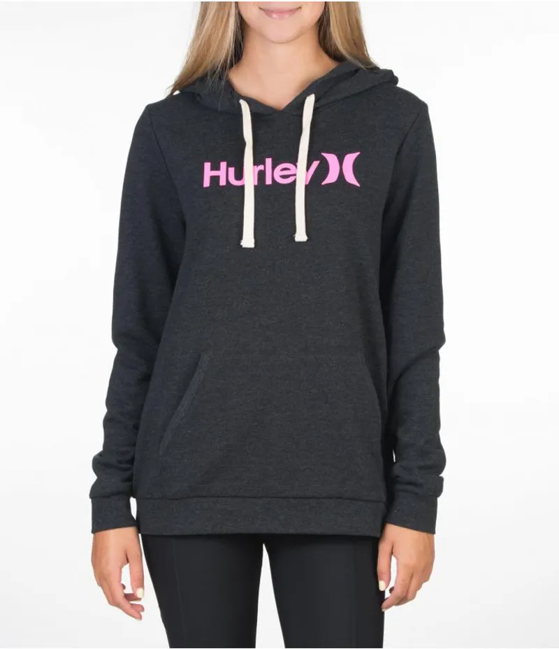 Hurley One And Only Fleece Pullover Black/Dark Grey 2020