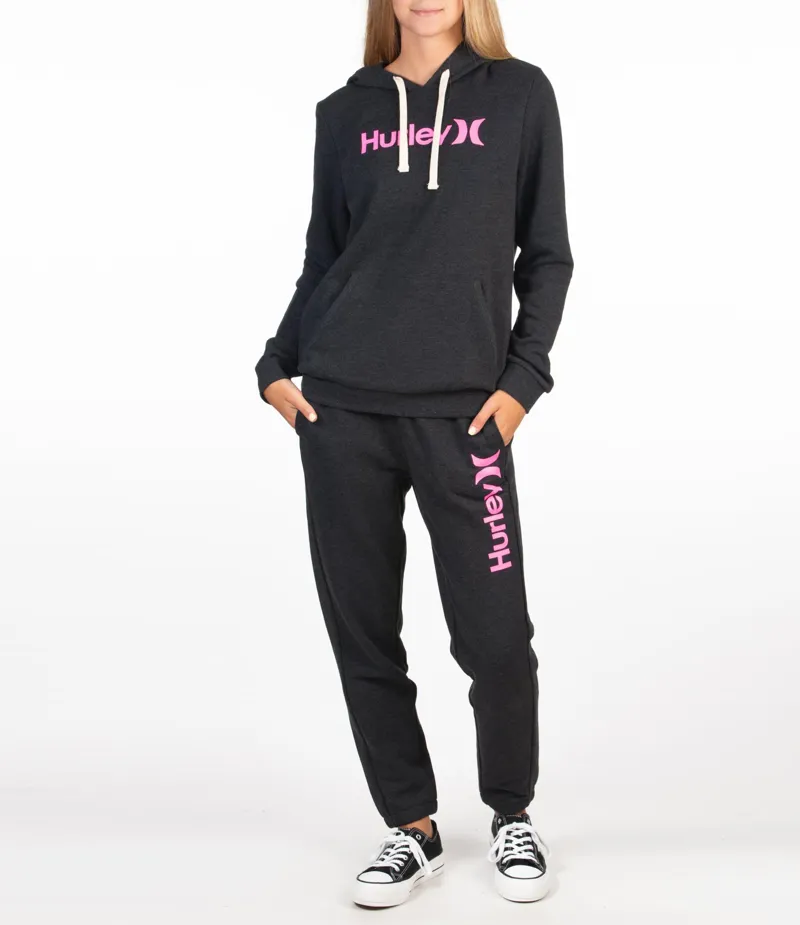 Hurley One And Only Fleece Pullover Black/Dark Grey 2020-5