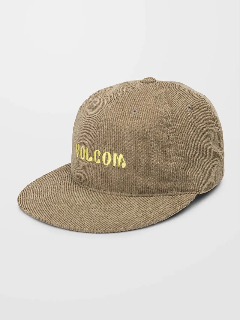 Volcom Gus Cord Hat in Dark Khaki