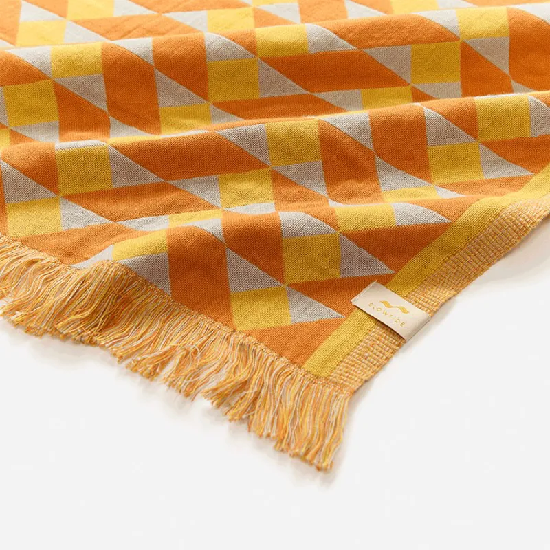 Slowtide Daydream Driftweave Turkish Towel - Curry