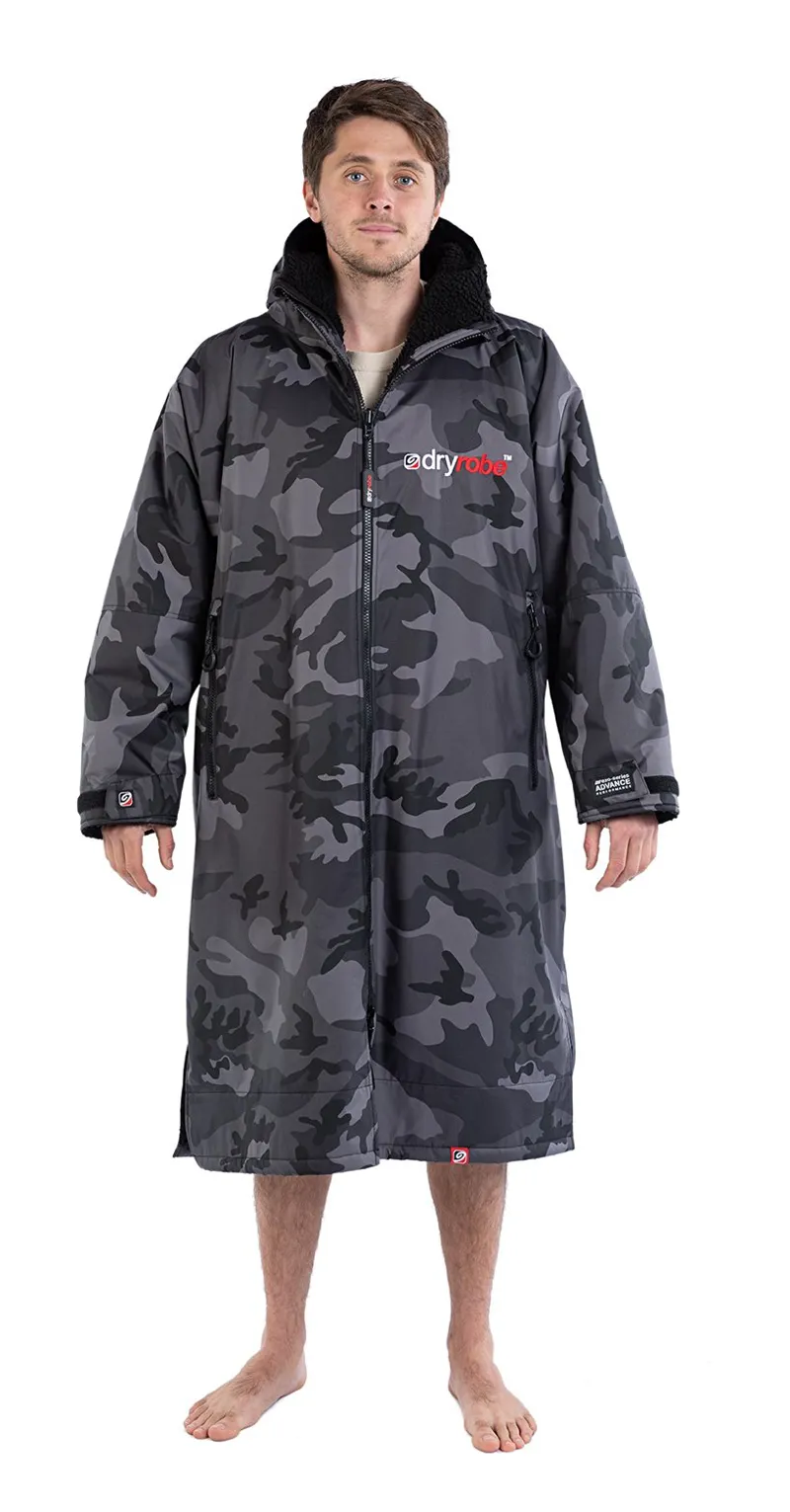 Dryrobe Long Sleeve in Black Camo/Black-5