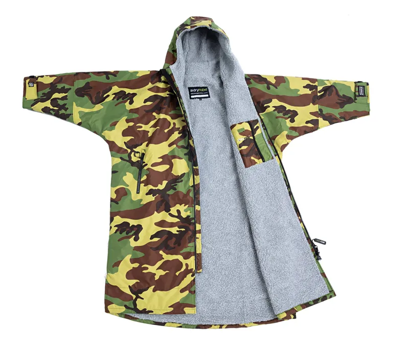 Dryrobe Long Sleeve in Camo/Grey - Large-3