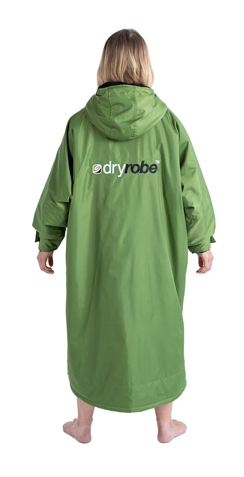 Dryrobe Long Sleeve in DarkGreen/Black-2