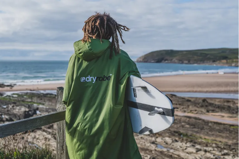 Dryrobe Long Sleeve in DarkGreen/Black-6