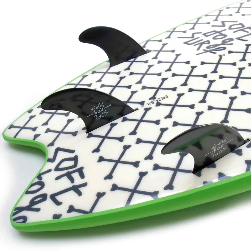Boxer 6'6 Soft Top Surfboard - Green-1