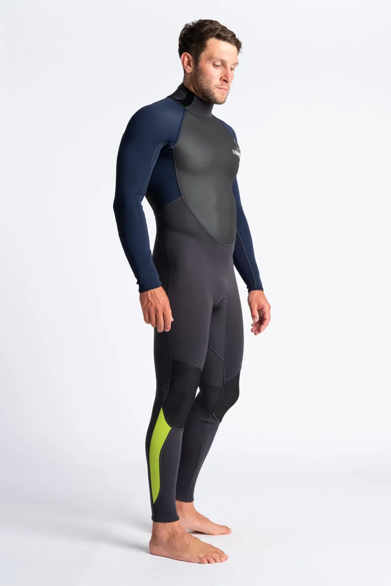 C-Skins Element 3:2 Mens Steamer Anthracite / Slate / Lime-4