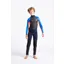 C-Skins Element 3:2 Junior Unisex Steamer Slate Navy / Flo Red / Blue Tie Dye