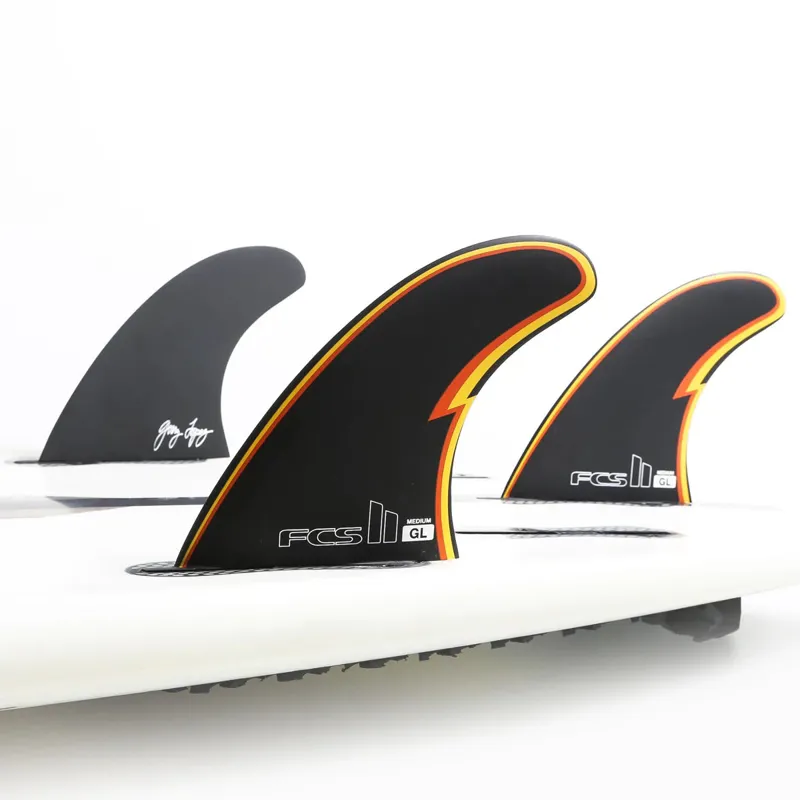 FCS II Gerry Lopez Performance Core Medium Tri-Quad Fins Black-3