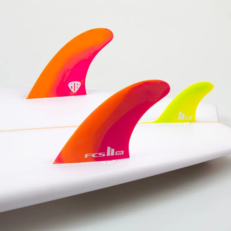 FCS II Mark Richards PC Neon Swirl Tri Fins-1