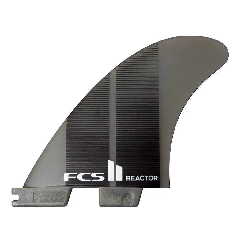 FCS II Reactor Neo Glass Medium Charcoal Tri Fins