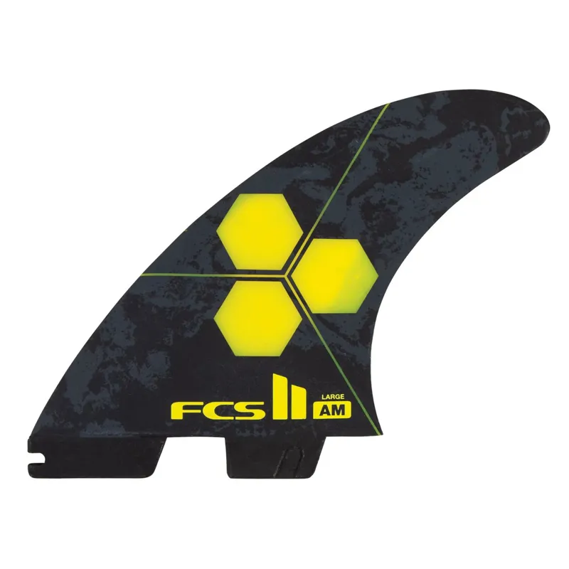 FCS II AM Performance Core Yellow Tri Fin