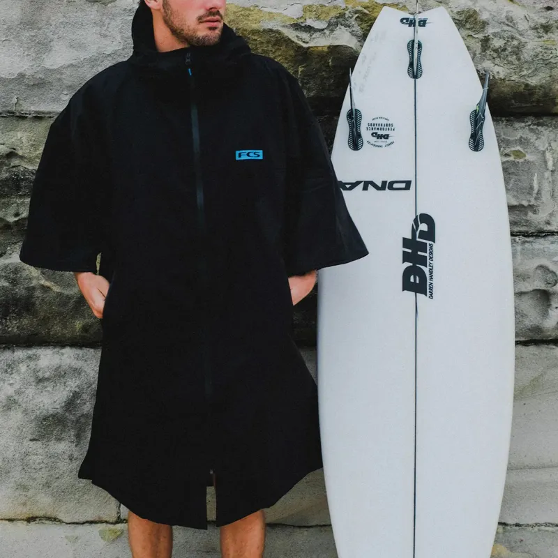 FCS Shelter All Weather Medium Poncho Black-3