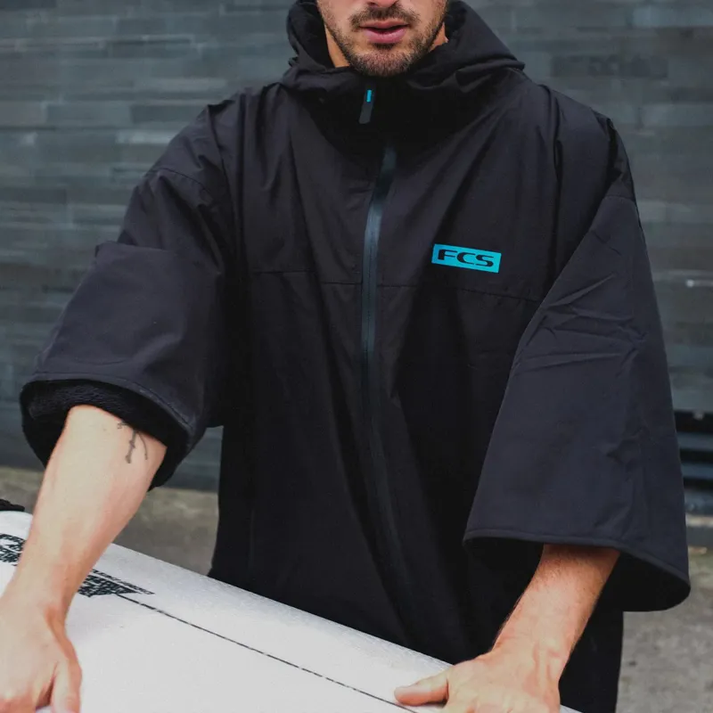 FCS Shelter All Weather Medium Poncho Black-2