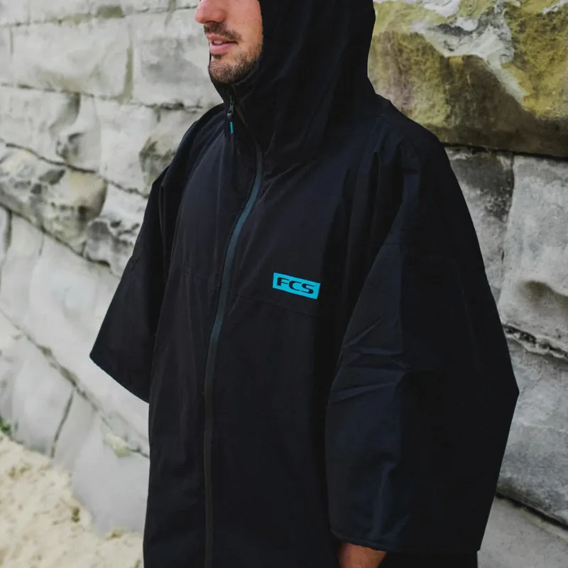 FCS Shelter All Weather Medium Poncho Black-1
