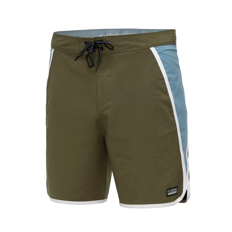 Florence Marine X Burgee Boardshort Burnt Olive