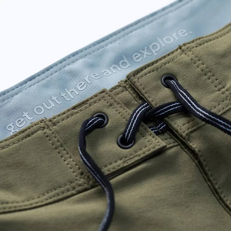 Florence Marine X Burgee Boardshort Burnt Olive-4