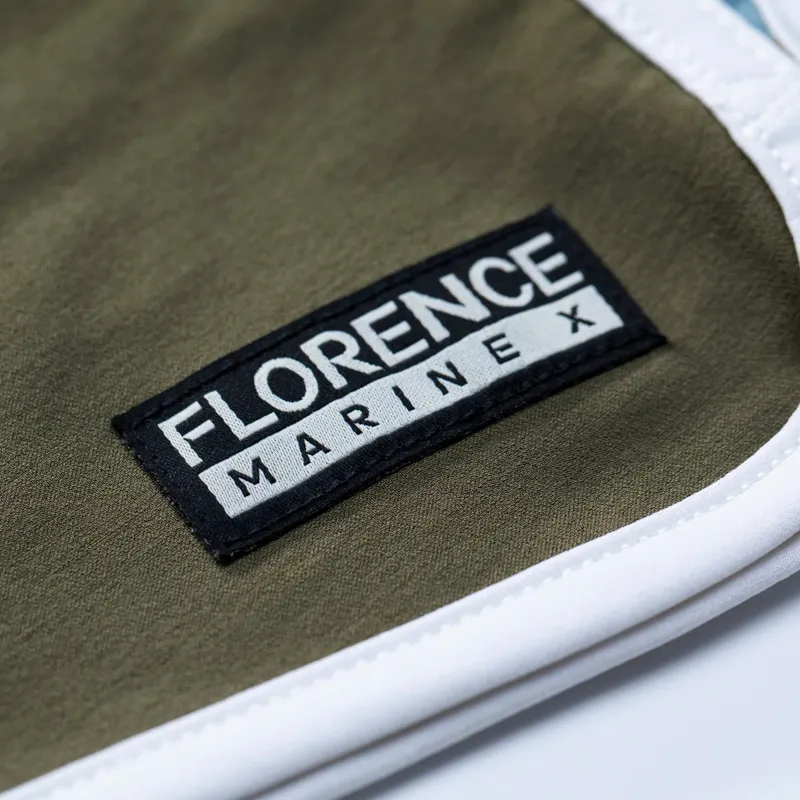Florence Marine X Burgee Boardshort Burnt Olive-5