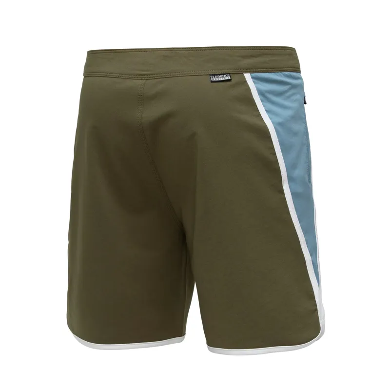 Florence Marine X Burgee Boardshort Burnt Olive-1