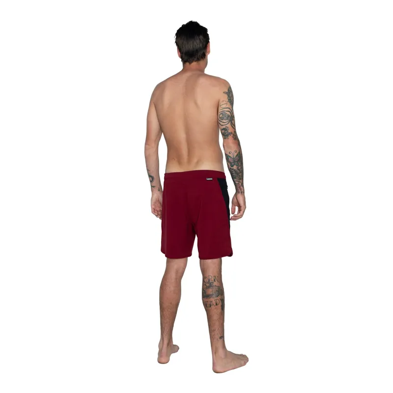 Florence Marine X Burgee Boardshort Maroon Black-3