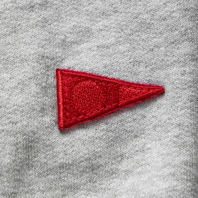 Florence Marine X Velcro Patch Hoodie Heather Grey-3