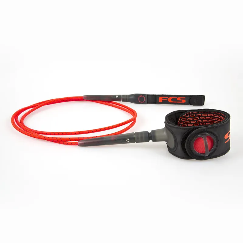 FCS 6ft Freedom Surfboard Leash Fire-1