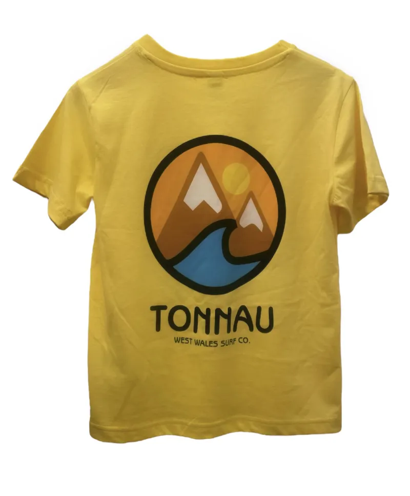 Tonnau Kids Mountain Tee - Buttercup Yellow - 9-10-1