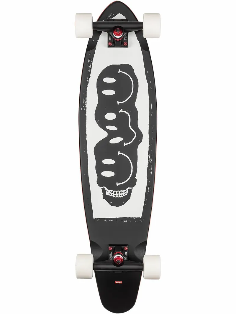 Globe Longboard Bells 34inch Black/White/Red-1