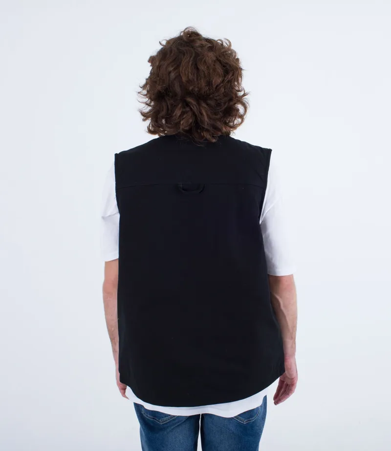 Hurley Chip Worker Gilet Vest Black-2